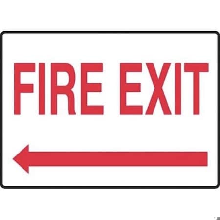 Accuform Exit Sign, Aluminum, 14 in W, 10 in H MEXT919VA